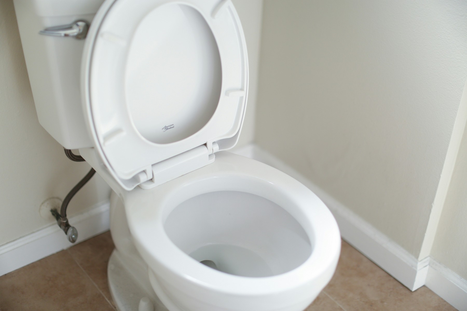 Toilette im Badezimmer